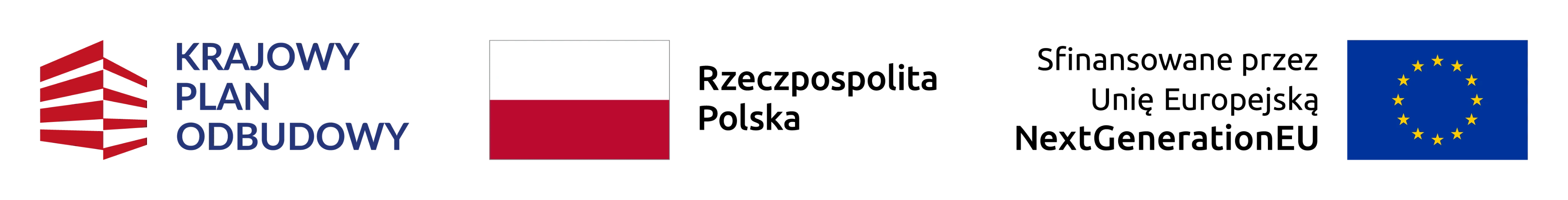 Krajowy Plan Odbudowy - Rzeczpospolita Polska - Sfinansowane przez Unię Europejską NextGenerationEU